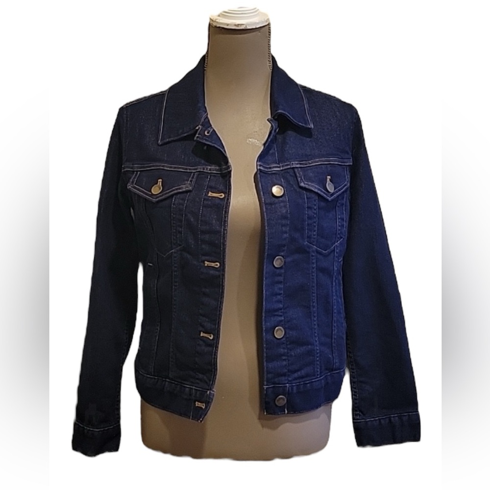 SOLD
Patagonia Iron Clad Women’s Dark Blue Denim Jean Jacket Size xs technical - Picture 3 of 4